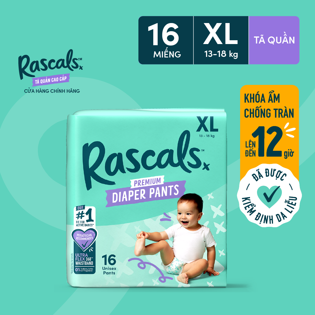 Rascals Pants Convenience Pack · Size XL · 16 pcs