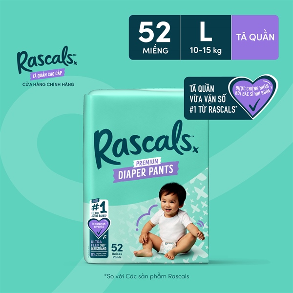 Rascals Premium Training Pants · Size L · 52 pcs